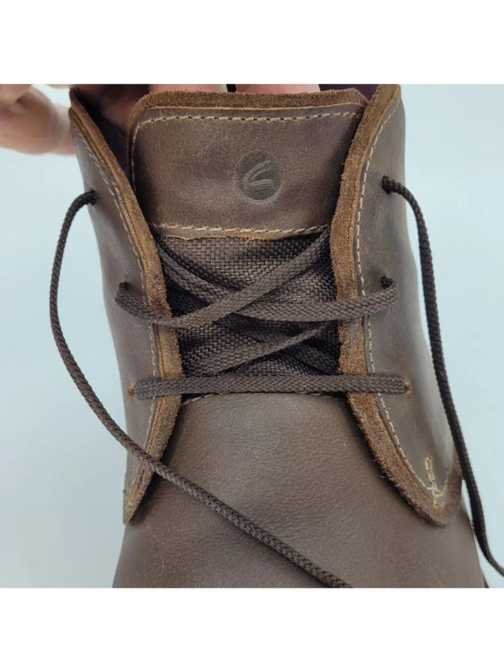 Clarks Morris Peak Waterproof Chukka Boots Men's Size 11 M EU 44.5 Brown Leather